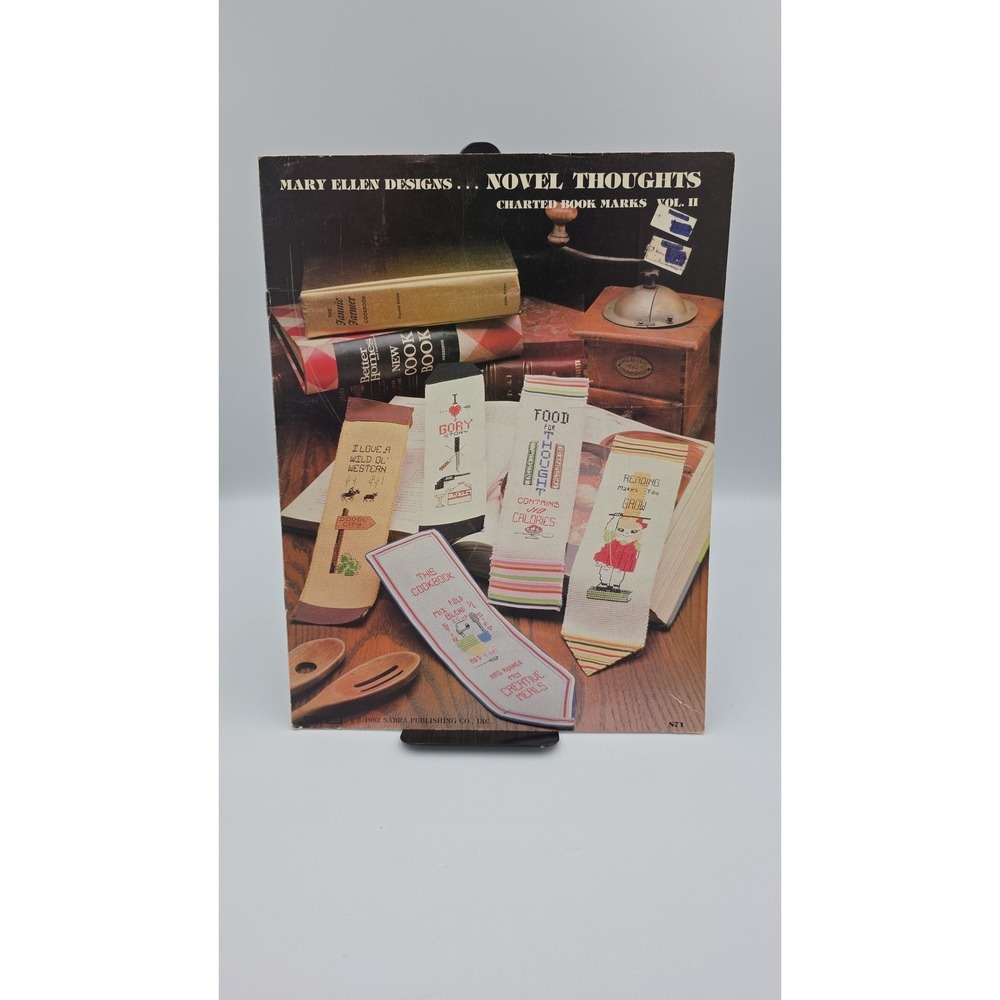 Novel Thoughts Charted Book Marks Vol. 2 S71 Cross Stitch Pattern 1982